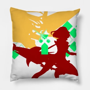 Pyra & Mythra Silhouette (Light) Pillow