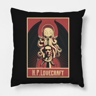 Cthulhu vs Lovecraft Pillow