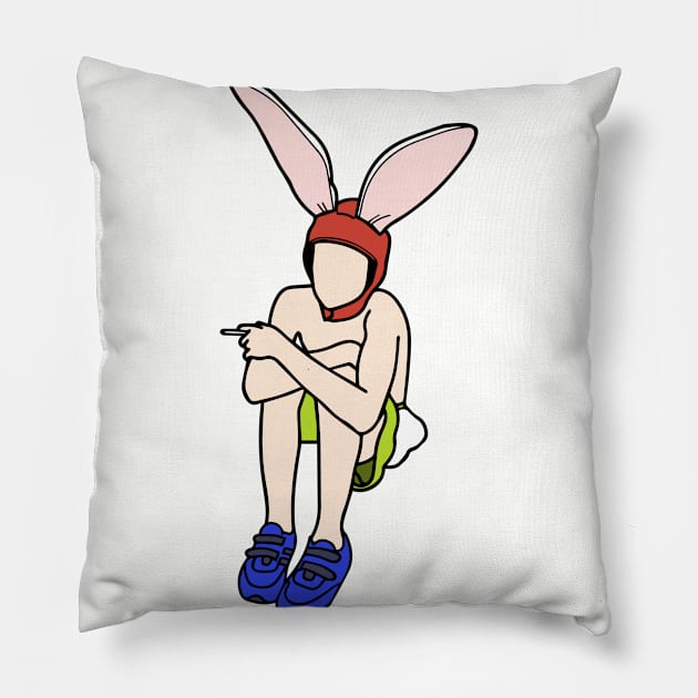 bunny smoke Pillow by lipsofjolie