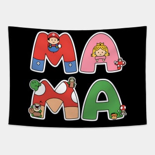 Funny Game Mama Boy Mom Mother'S Day Tapestry