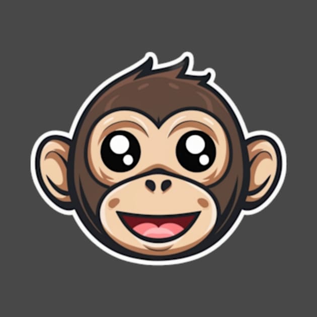 Happy Monkey by TshirtMA