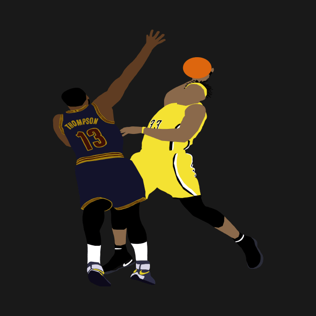 Myles Turner Dunk by xRatTrapTeesx