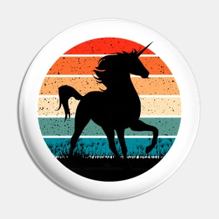 Unicorn Sunset Pin