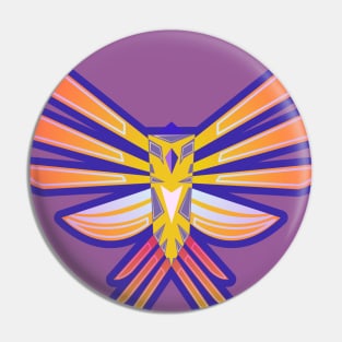 tribal bird Pin