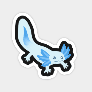 Blue Axolotl Magnet