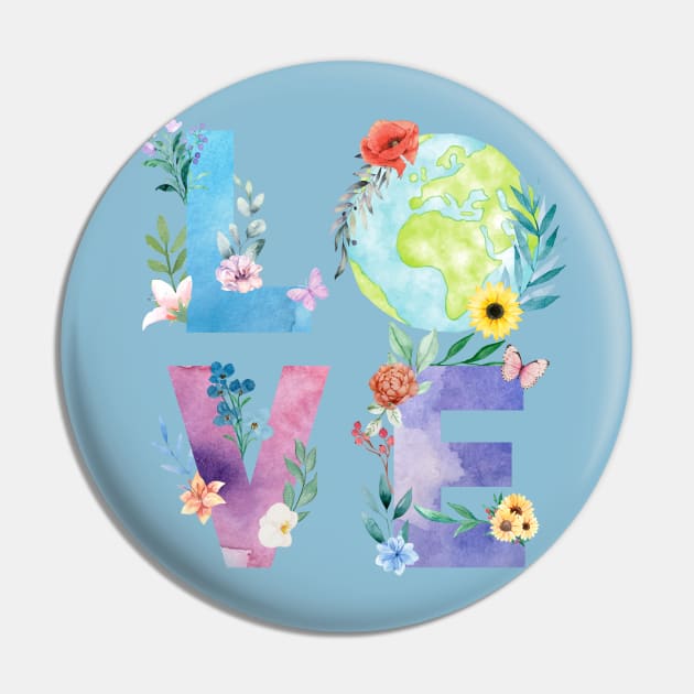 Earth day Pin by Dr.Bear