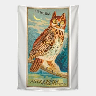 Horned Owl Tapestry