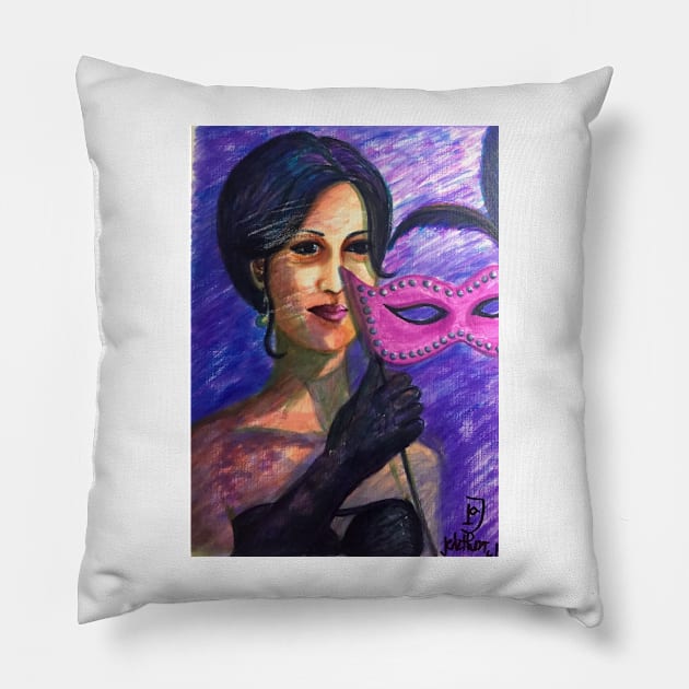 Masquerade Pillow by JedethDT