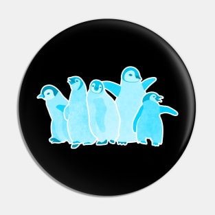 Blue Penguins Pin