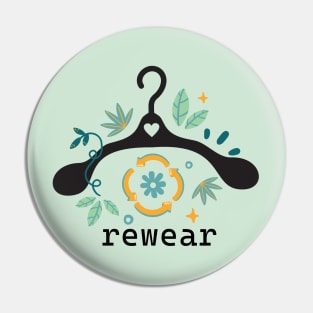 Rewear Typogaphy Pin