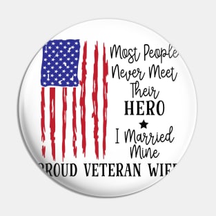 Proud veteran wife Pin