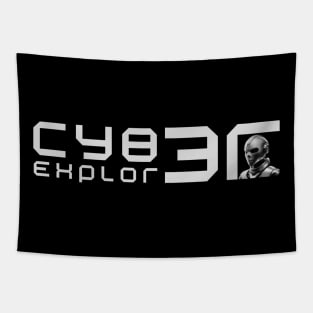 Cyber explorer robotic AI Tapestry