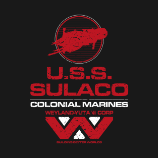 USS SULACO COLONIAL MARINES T-Shirt