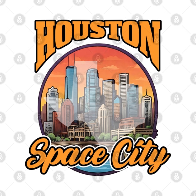 Houston Space City by Rebirth Designs