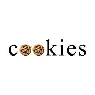 Cookies Black Text T-Shirt