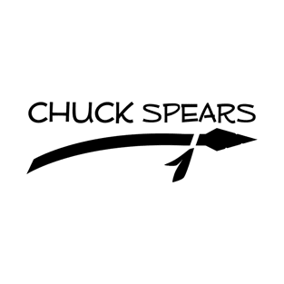 Black Chuck Spears Logo T-Shirt