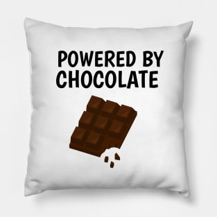 powered by chocolate Pillow