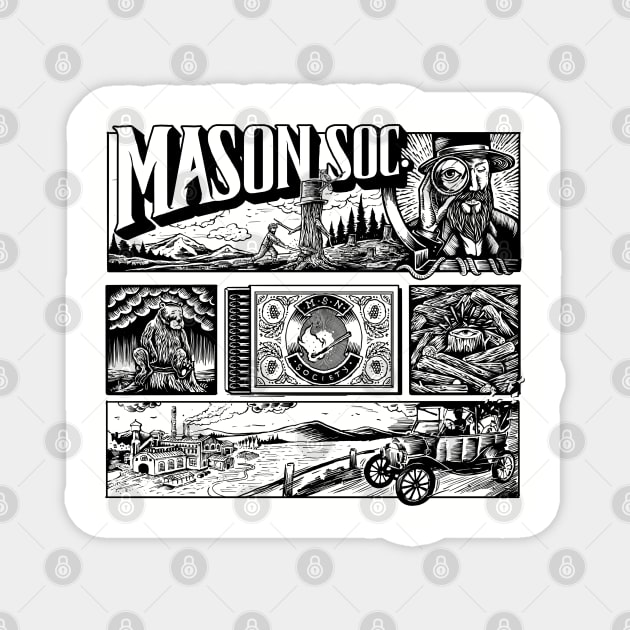 Mason Soc.Art Magnet by mason society art