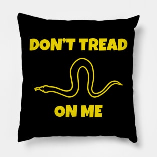 Dont Tread on Me - Line Snake Pillow