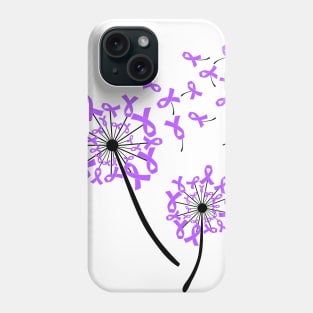 World pancreatic cancer Awareness Dandelion Awesome Phone Case