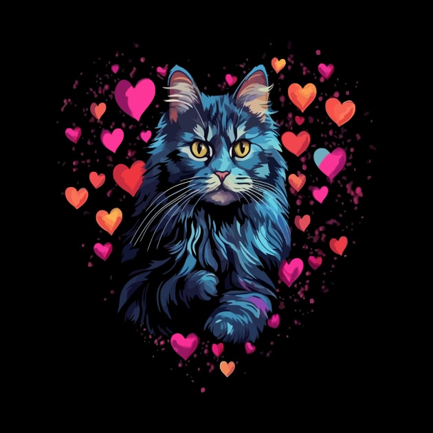 American Bobtail Valentine Day by JH Mart