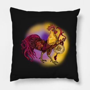 Chinese Zodiac Animal Year of the Rooster Pillow