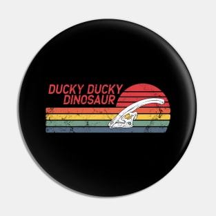 Parasaurolophus Ducky Ducky Dinosaur Pin