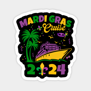 Mardi Gras Cruise Crew, Mardi Gras Cruise Family Squad, Mardi Cruise Party Magnet