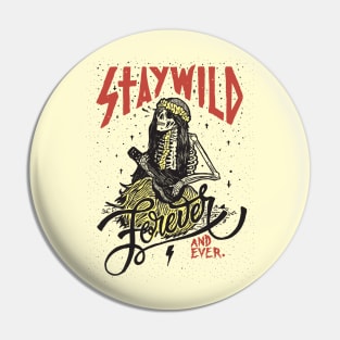 Stay Wild Wall Art Pin