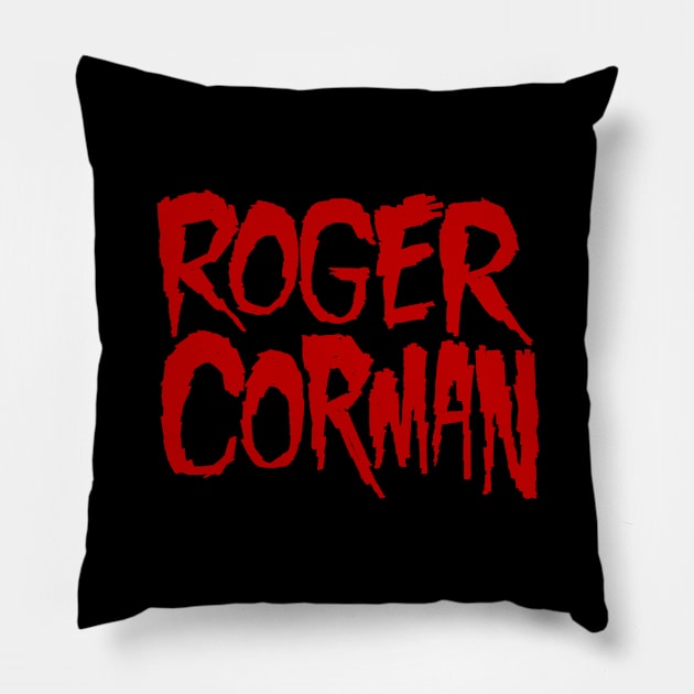 Roger Corman Pillow by UnlovelyFrankenstein