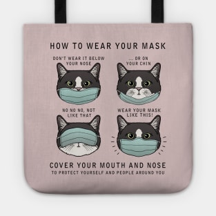 How to wear your mask Tote