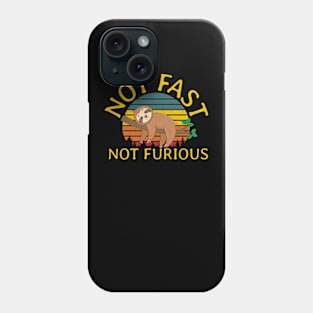 Not-fast-not-furious-sloth Phone Case