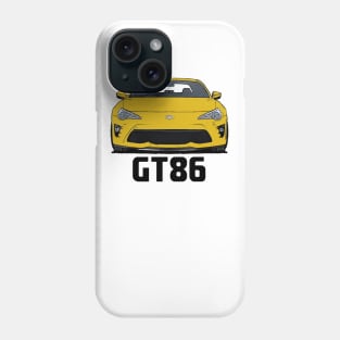 Toyota GT86/Subaru BRZ - Yellow Phone Case