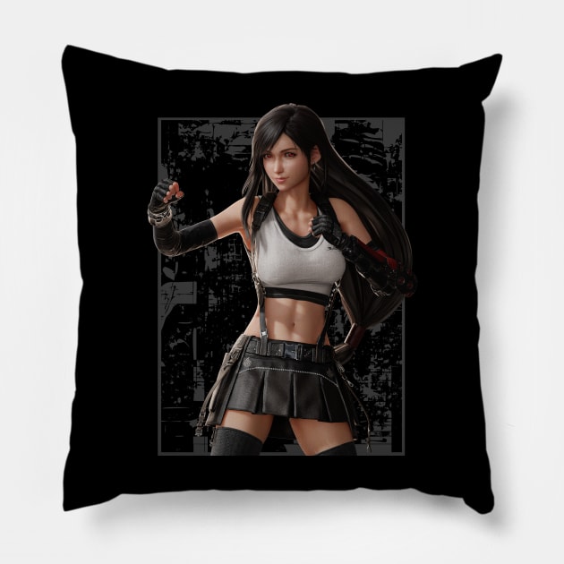 Tifa Pillow by wenderinf