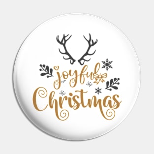 Joyful Christmas Pin