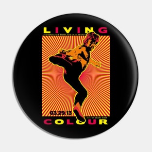 LIVING COLOUR MERCH VTG Pin