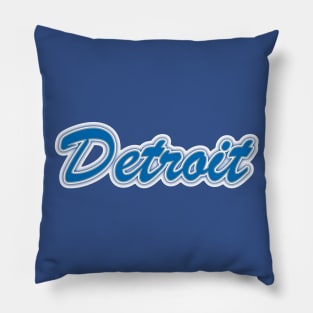 Football Fan of Detroit Pillow