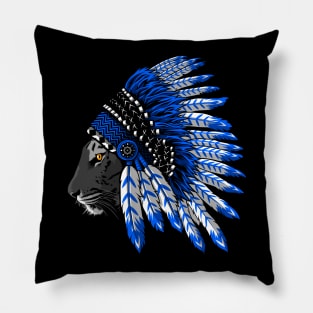 Indian chief tiger Pillow