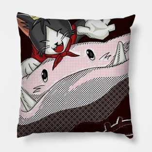 caith sith nyaa Pillow