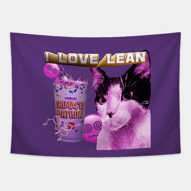 I LUVVV LEAN Tapestry by UNEATEN HORSE MEAT