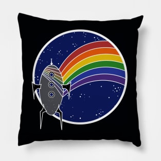 Space Rainbow Pillow