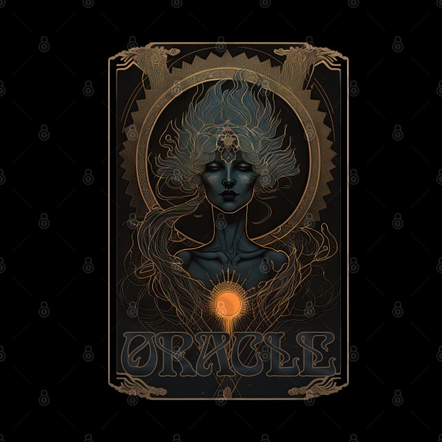 Oracle - Ancient Witch of Prophecy Art Nouveau by AltrusianGrace