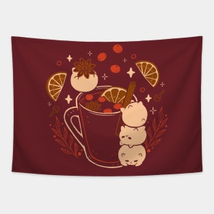 Cute Mulled Wine Tapestry