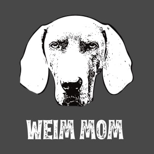 Weim Mom Weimaraner Design T-Shirt