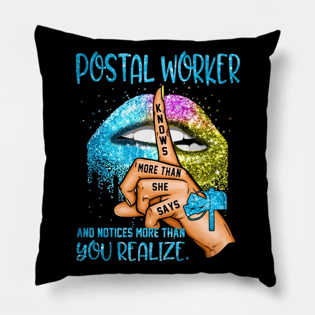 Postal Worker Pillow by janayeanderson48214