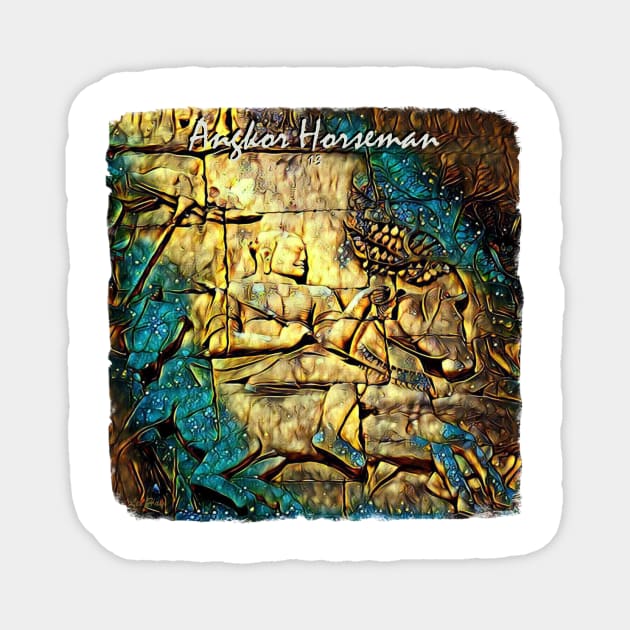 Angkor Horseman 1.3 Magnet by Lees Tees