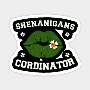 Shenanigans Coordinator retro St. Patricks Day Teacher luck Magnet