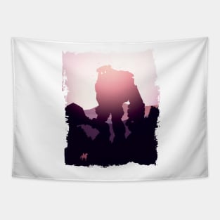 Minimalist Shadow of the Colossus Tapestry