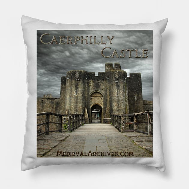 Caerphilly Castle Pillow by Medieval Archives