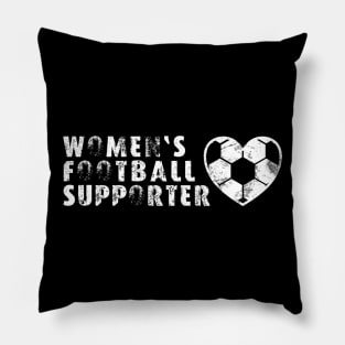 Womens Football Supporter Pillow